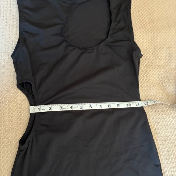 OW Collection Jen Dress Black Caviar Cut Out Mini Stretch Dress Large - Picture 7 of 14